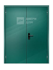 Глухая ДПМ-02 EI-30 противопожарная дверь двупольная герметичная